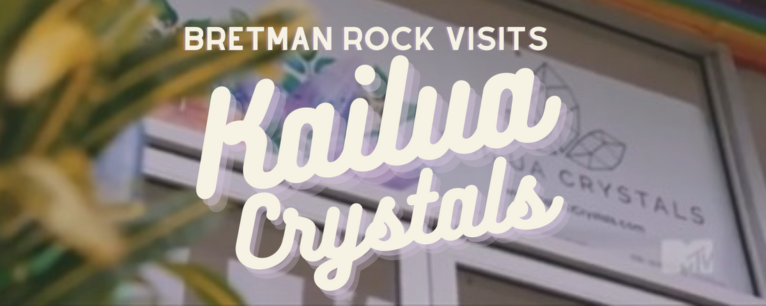 Bretman Rock Visits Kailua Crystals on His Spiritual Healing Journey