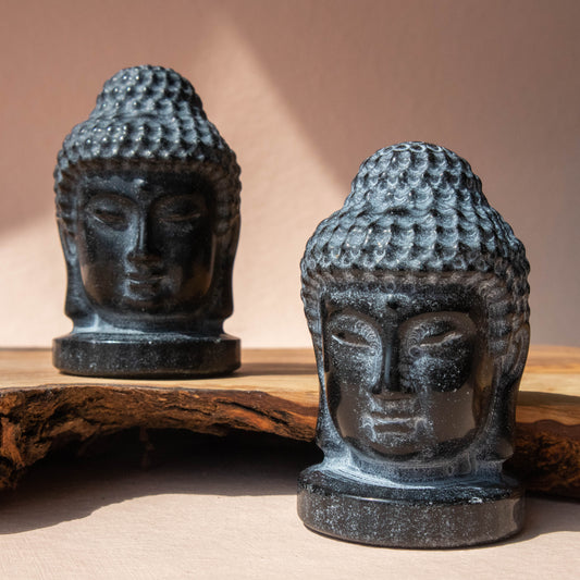 Black Obsidian Buddha Carving 3.25"