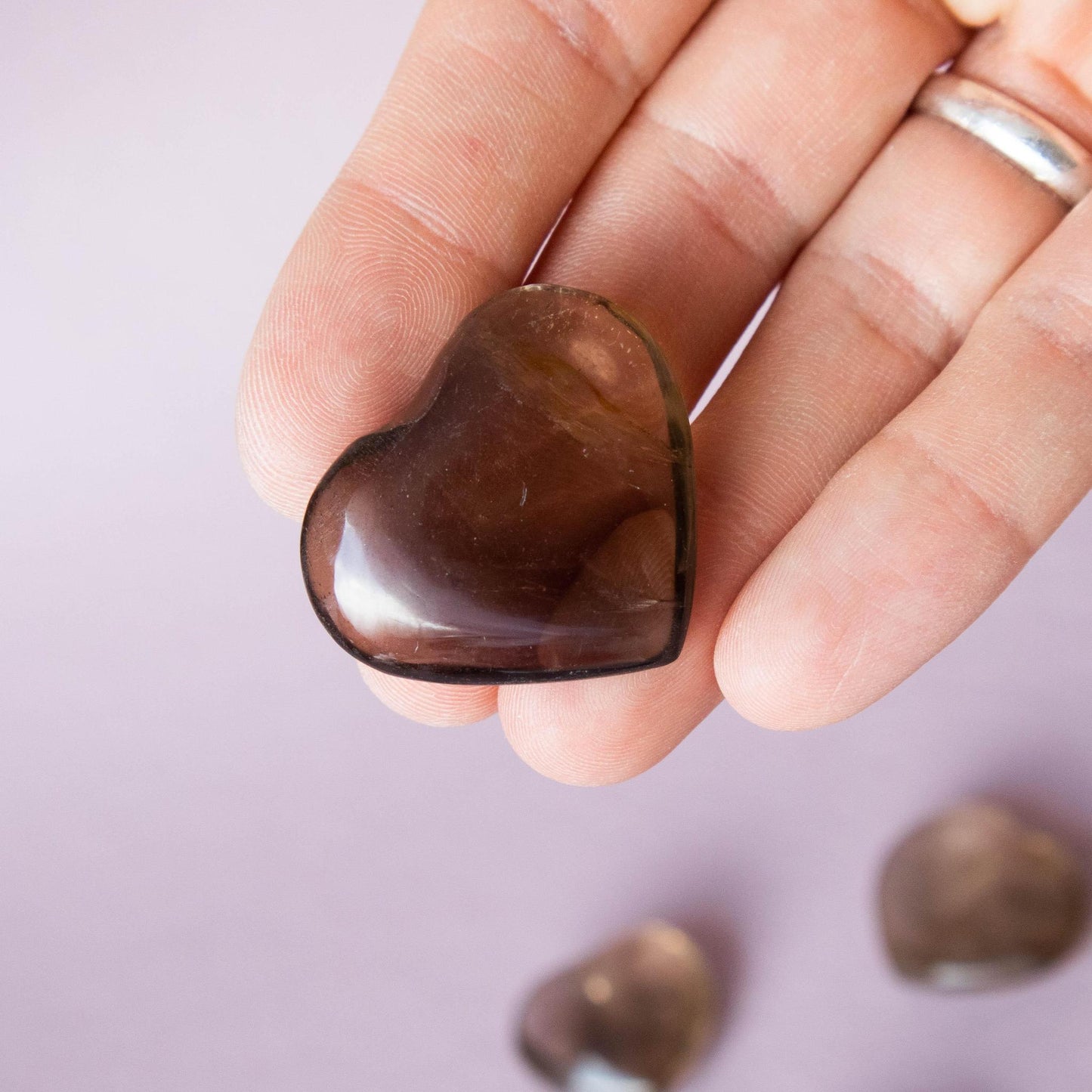 Smoky Quartz Heart