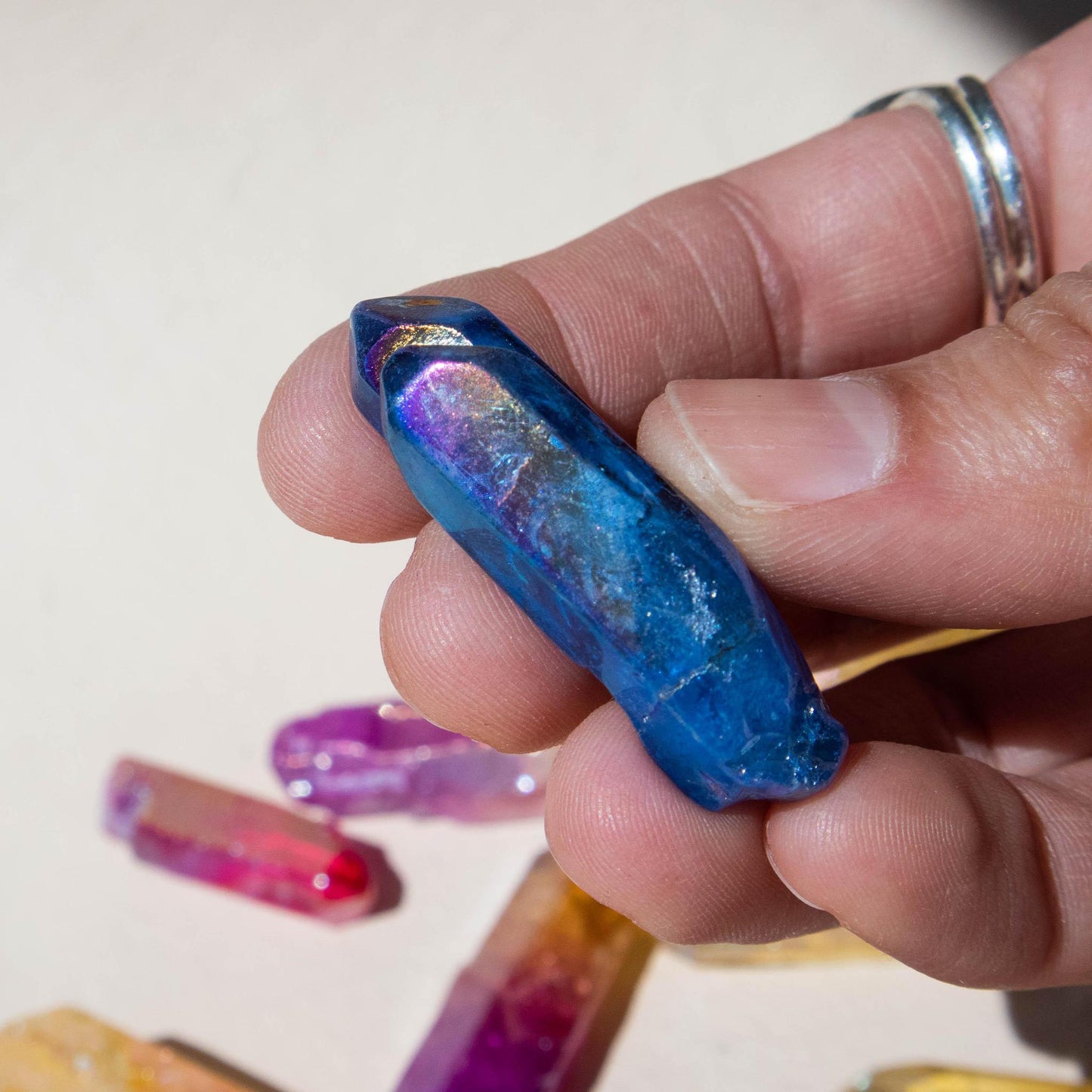 aqua aura, aqua aura quartz, aqua aura quartz point, aura quartz point, crystal point, aqua aura crystal, aqua aura stone, aqua aura properties, aqua aura healing properties, aqua aura metaphysical properties, aqua aura meaning