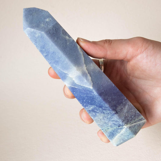 blue quartz, blue quartz tower, crystal tower, blue quartz crystal, blue quartz stone, blue quartz properties, blue quartz healing properties, blue quartz metaphysical properties, blue quartz meaning