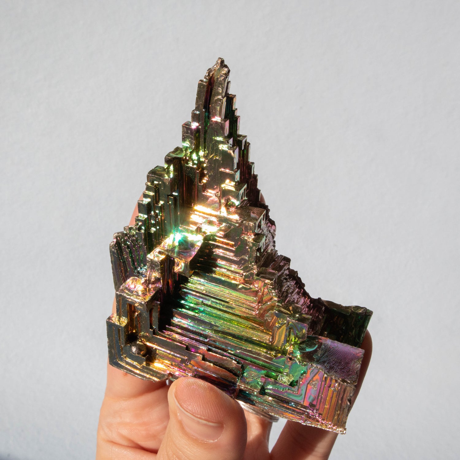 bismuth, bismuth cluster, crystal cluster, gemstone cluster, bismuth crystal, bismuth stone, bismuth properties, bismuth healing properties, bismuth metaphysical properties, bismuth meaning