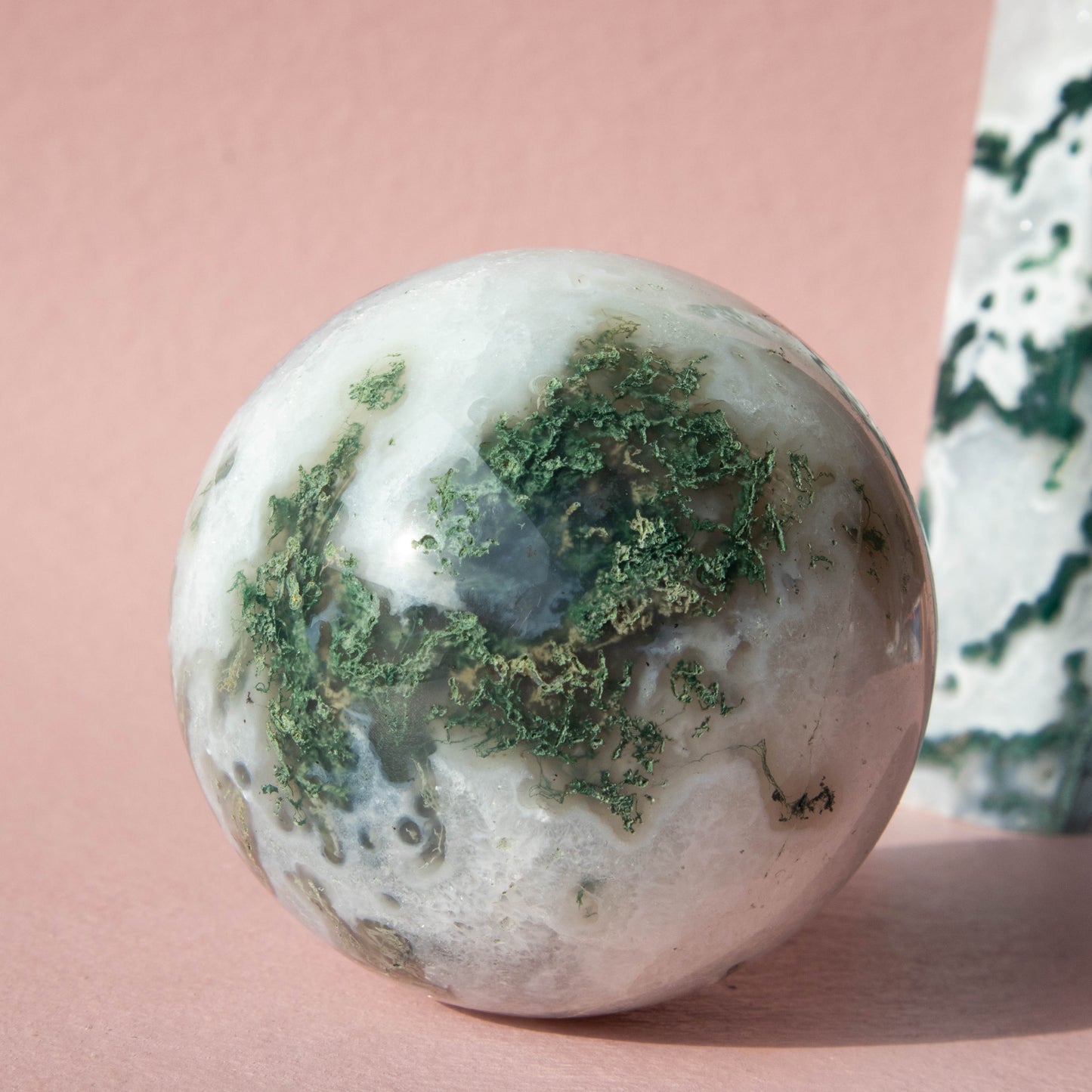 Moss Agate Sphere